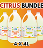 Citrus Bundle - 4x4L Hand Soap and Dish Soap