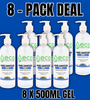 8 Pack - Hand Sanitizer Gel 500ml