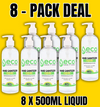 8 - Pack - Hand Sanitizer Liquid - 500ml