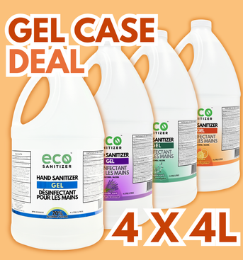 Scented Hand Sanitizer Gel - Assortment Case 4x4L