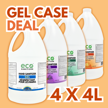 Scented Hand Sanitizer Gel - Assortment Case 4x4L