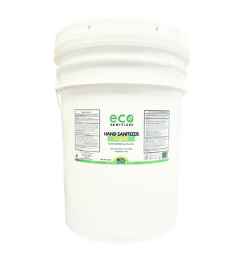 Canada wholesale bulk hand sanitizer liquid in a 20 liter pail, perfect for sanitizer refills and as a sanitizer spray.