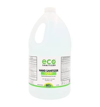 Canada wholesale bulk hand sanitizer liquid in a 4 liter jug, perfect for sanitizer refills of spray sanitizer bottles.