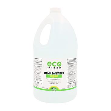 Canada wholesale bulk hand sanitizer liquid in a 4 liter jug, perfect for sanitizer refills of spray sanitizer bottles.