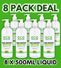 Canada bulk hand sanitizer liquid in a bundle pack deal with eight 500mL bottles.