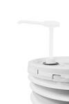 Refilling pump is compatible with 20L bulk soap and cleaner pails from Eco Company.
