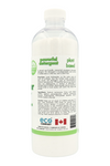 The side label of the dishwasher powder reads: A natural eco-friendly unscented powdered dishwasher detergent. Our detergent is biodegradable, and contains no added dyes or chlorine, and is scent free. Directions: Load dishwasher so the water spray will reach all surfaces. Use the hottest water available for best results. Fill detergent cups as recommended by machine manufacturer. If machine has no cup dispenser, place two tablespoons in bottom of dishwasher or average load of dishes. 