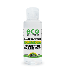 Canada wholesale mini hand sanitizer liquid in a 60 mL bottle, perfect as a disinfectant and a travel hand sanitizer. 