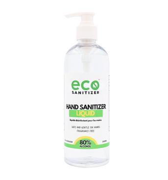 Canada wholesale bulk hand sanitizer gel in a 500mL bottle, suitable as a sanitizer spray.