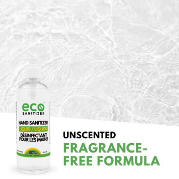 8 Pack - Hand Sanitizer Liquid Unscented - 500ml