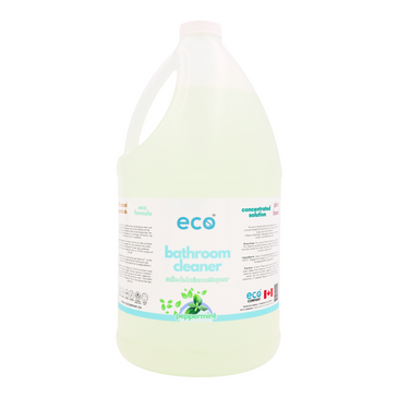Eco-friendly bathroom cleaner in a 4 liter jug for wholesale, perfect for customers to stock up on bathroom cleaner and refill their own bottles. 