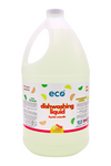 Eco-friendly dish soap citrus in a 4 liter jug for wholesale, perfect for customers to bulk up on dish soap and refill their own bottles. 