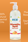 This eco-friendly dish soap citrus is scented with 100% natural essential oils, is plant-based, and is septic safe.