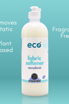 This eco friendly fabric softener unscented is fragrance-free, removes static, and is plant-based.