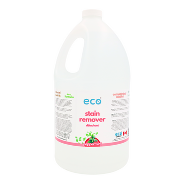 Eco-friendly fabric stain remover in a 4 liter jug for wholesale, perfect for customers to bulk up on stain remover and refill their own bottles. 