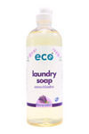 Eco laundry detergent lavender in a 500ml ready-to-use bottle for wholesale, ideal for eco-friendly retailers.