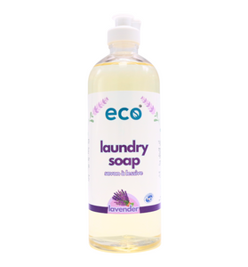 Eco laundry detergent lavender in a 500ml ready-to-use bottle for wholesale, ideal for eco-friendly retailers.