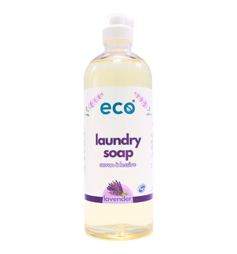 Eco laundry detergent lavender in a 500ml ready-to-use bottle for wholesale, ideal for eco-friendly retailers.