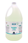 Eco-friendly laundry soap unscented in a 4 liter jug for wholesale, perfect for families to bulk up on laundry soap. 