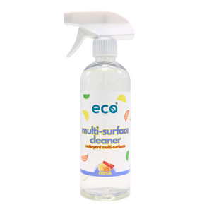 Eco multi surface cleaner in a 500ml ready-to-use bottle for wholesale, ideal for eco-friendly retailers.