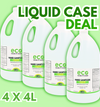 Canada wholesale bulk hand sanitizer liquid in a case of four 4L case, perfect for sanitizer refills and as a sanitizer spray.
