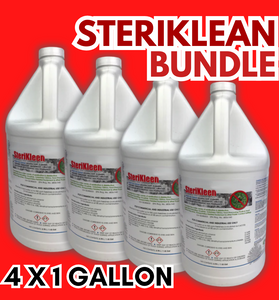 SteriKlean bundle that includes four 1 gallon Sterikleen Hard Surface Disinfectant.