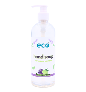 Eco hand soap in a 500ml ready-to-use bottle for wholesale, ideal for eco-friendly retailers.