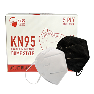 KN95 Dome Style (Adult) - White (10/box)