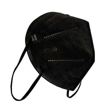 KN95 Dome Style (Adult) - Black (10/box)