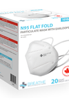 Breathe N95 Flat Fold (Adult) - White (20/box)