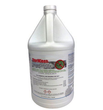 SteriKleen 1 gallon jug bulk disinfectant cleaner. Made in Canada. Fragrance and alcohol-free.