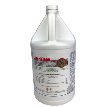 SteriKleen 1 gallon jug bulk disinfectant cleaner. Made in Canada. Fragrance and alcohol-free.