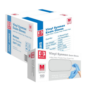 Synmax Poly/Vinyl Blend Gloves - Blue (100pcs/box)