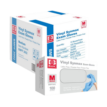 Synmax Poly/Vinyl Blend Gloves - Blue (100pcs/box)