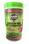 Pink Solution Disinfectant Wipes